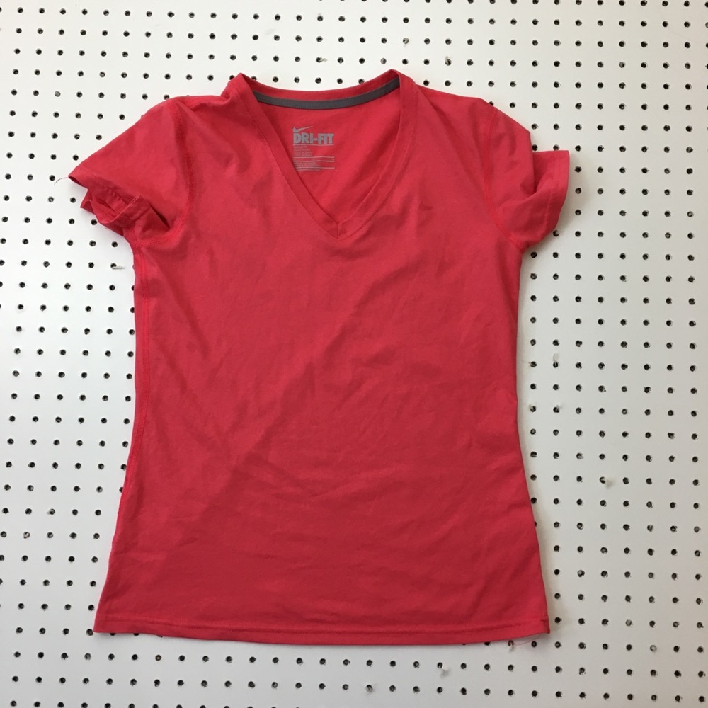 Nike Dri Fit Pink Athletic Tee Shirt Medium Top